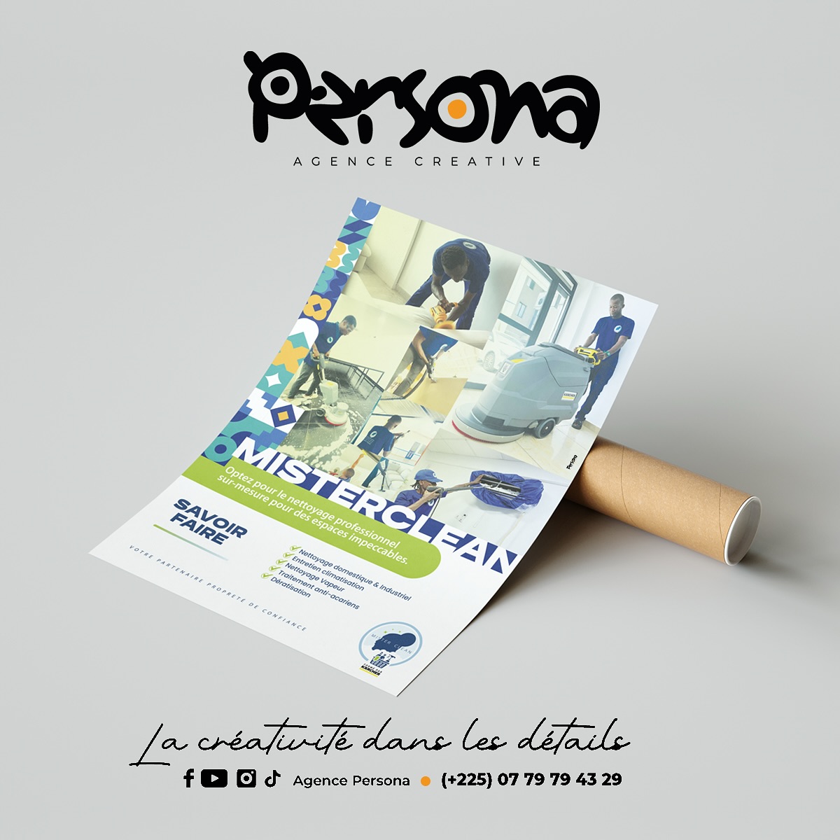 La forme, c’est le fond qui remonte en surface.
Création de supports de communication pour le compte de @mister_clean_ci . 

#abidjan #côtedivoire #agencedecommunication #printdesign #studiocreatif #flyerdesigns #identitevisuelle #brandring #persona #follow4follows #likeandfollow #viewoftheday